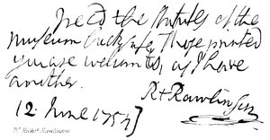 Dr Richd Rawlinson