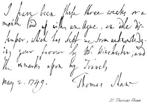 Dr. Thomas Shaw