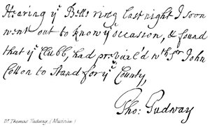 Dr. Thomas Tudway
