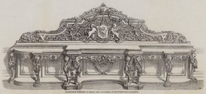 Aparador de Sala de Estar, por Morant, Boyd y Morant, en la Exposición Internacional de English School