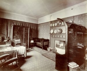 Sala de estar, Casa Kelmscott, Londres, 1896
