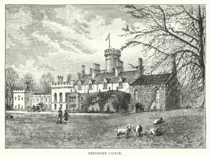 Castillo de Dreghorn (grabado) de English School