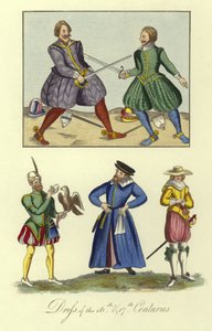Vestimenta de los siglos XVI y XVII de English School
