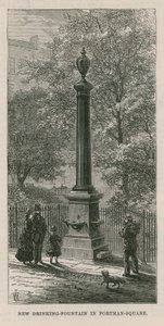 Fuente de agua potable en Portman Square de English School