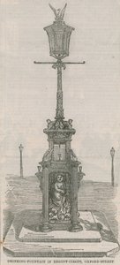 Fuente de agua potable en Regent Circus