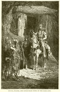 Druidas, francos y galos: Tipos raciales de la Edad Oscura de English School