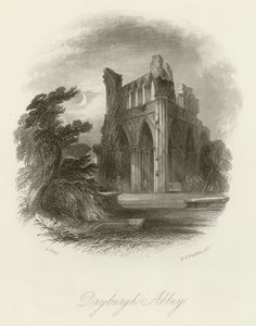 Abadía de Dryburgh de English School
