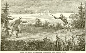 Duelo entre Alexander Hamilton y Aaron Burr de English School