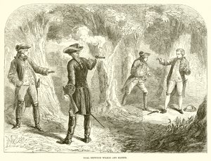 Duelo entre Wilkes y Martin de English School