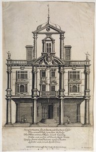 Teatro de los Duques, Dorset Gardens, grabado por W. Sherwin (c.1645-1711) 1673 de English School