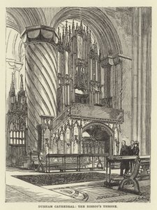 Catedral de Durham, el trono del obispo