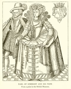 Conde de Somerset y su esposa