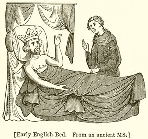 Cama inglesa antigua