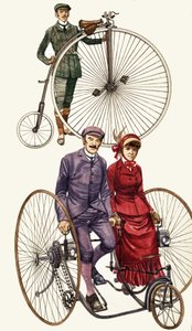 Montaje de bicicletas tempranas de English School