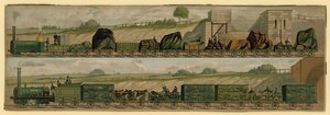 Primer tren de mercancías
