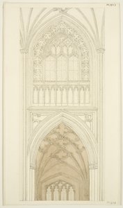 Lado este del transepto sur de St Mary Redcliffe de English School
