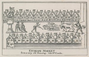 Eastcheap, circa 1598 de English School