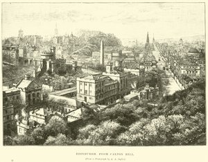 Edimburgo, desde Calton Hill de English School