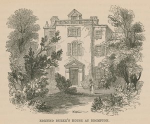 Casa de Edmund Burke en Brompton, Londres de English School