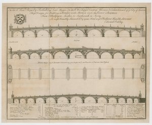 Diseños de Edward Oakley para el Puente de Blackfriars