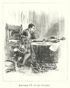 Eduardo VI en sus estudios de English School