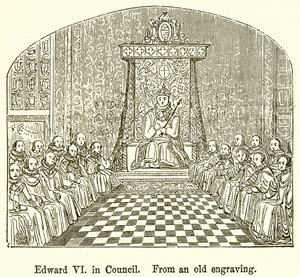 Eduardo VI en el consejo