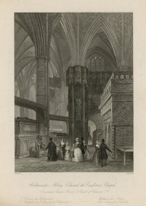 Capilla de Eduardo el Confesor en la Abadía de Westminster de English School