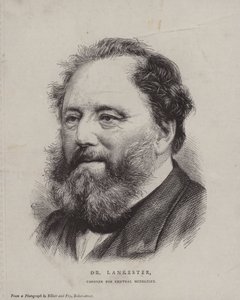 Edwin Lankester, cirujano y naturalista inglés y forense de Central Middlesex de English School