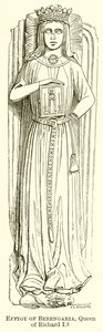 Efigie de Berenguela, Reina de Ricardo I de English School