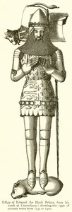 Efigie de Eduardo el Príncipe Negro de English School