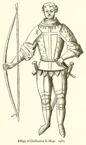 Efigie de Guillaume le May. 1480 de English School