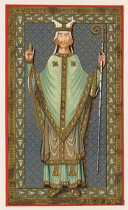 Efigie de Ulger, Obispo de Angers, 1149 de English School