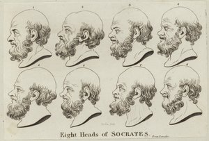 Ocho cabezas de Sócrates