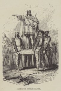 Elección de Carlos Martel (grabado) de English School