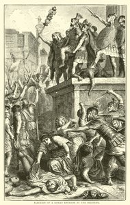 Elección de un Emperador Romano por los soldados de English School