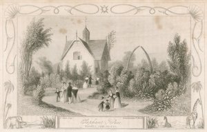 Casa de los elefantes en los Jardines Zoológicos de Surrey, Londres