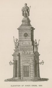 Elevación de Kings Cross, Londres, 1830