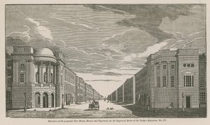 Elevación de la propuesta Nueva Calle de English School