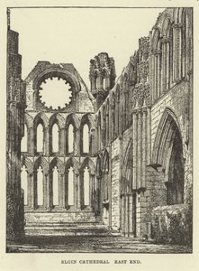 Catedral de Elgin, extremo este de English School