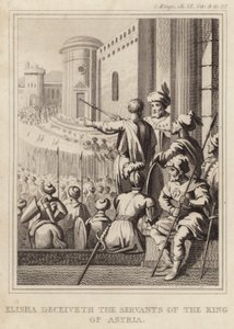 Eliseo engaña a los sirvientes del Rey de Asiria de English School