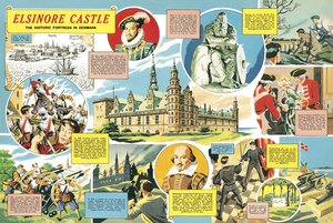 Castillo de Elsinore -- la histórica fortaleza en Dinamarca
