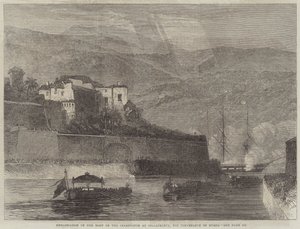 Embarque del Cuerpo del Czarevich en Villafranca, para su Transporte a Rusia de English School