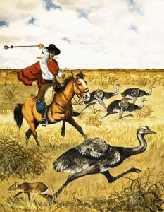 Caza de emú