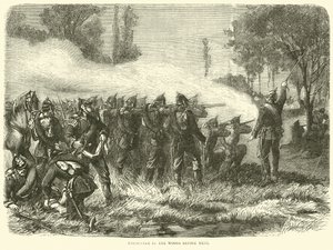Encuentro en el bosque antes de Metz, octubre 1870 de English School