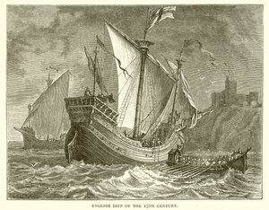 Barco inglés del siglo XV