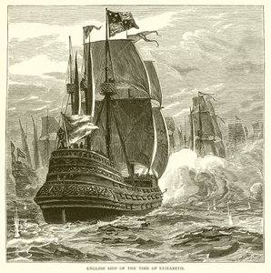Barco Inglés de la Época de Isabel