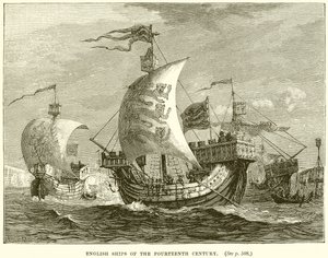 Barcos ingleses del siglo XIV
