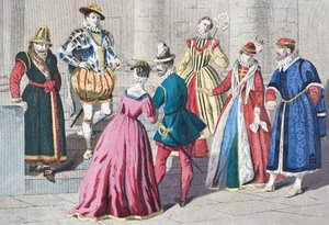 Modas inglesas del siglo XVI, de 