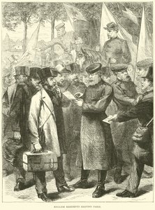 Residentes ingleses dejando París, octubre de 1870 de English School
