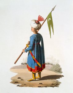 Abanderado de los Spahis, 1818 de English School
